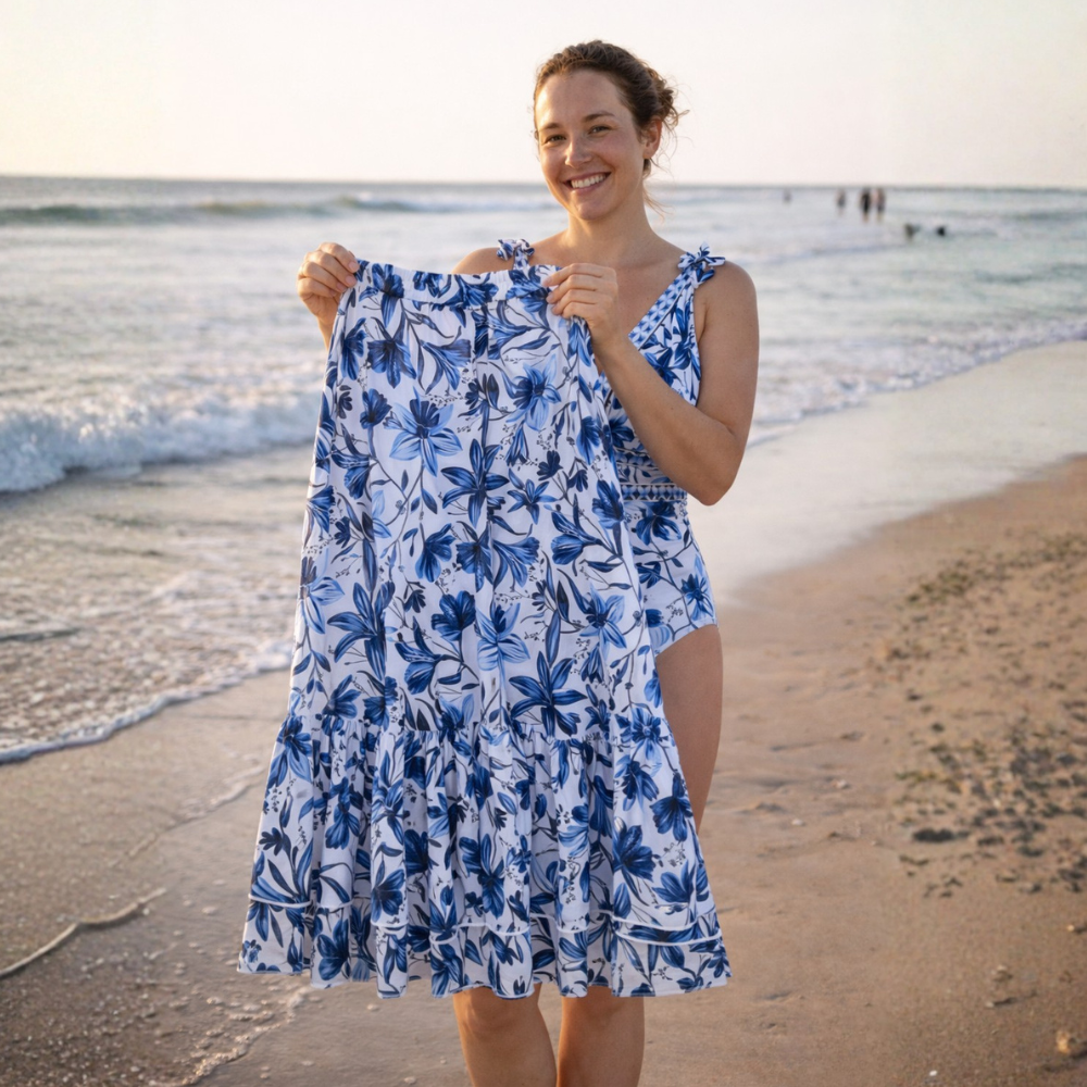 SheFlows — The 2 in 1 Swim Dress